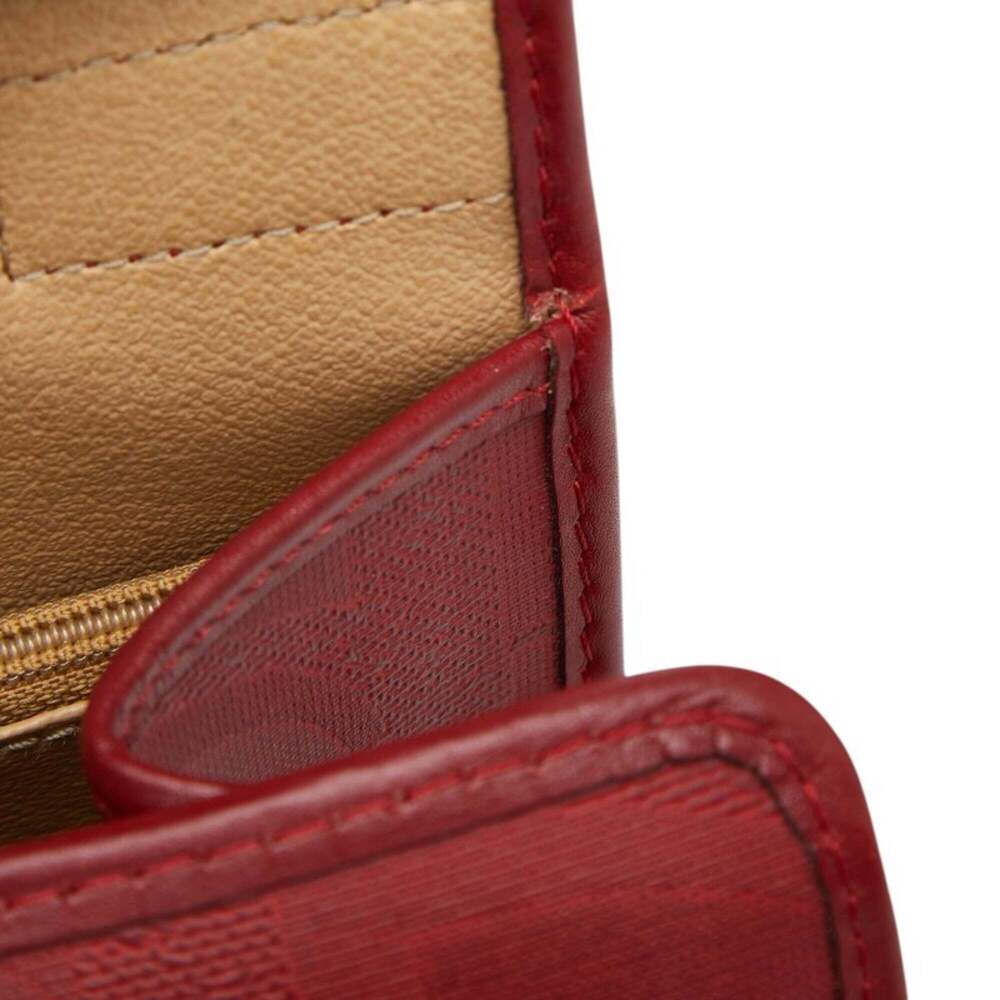 CHRISTIAN DIOR Red Leather Trotter Shoulder Bag - Picture 9 of 15